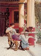 John William Godward The Jewel Casket oil painting artist